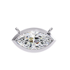 Marquise-Cut Evil Eye Natural Diamond Pendant
