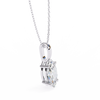 Graceful Marquise Diamond Solitaire Pendant