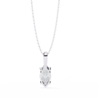 Graceful Marquise Diamond Solitaire Pendant