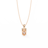 Graceful Marquise Diamond Solitaire Pendant