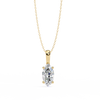 Graceful Marquise Diamond Solitaire Pendant