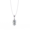 Graceful Marquise Diamond Solitaire Pendant