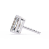 Emerald Cut Diamond Stud Earrings