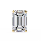 Emerald Cut Diamond Stud Earrings