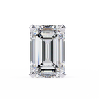 Emerald Cut Diamond Stud Earrings