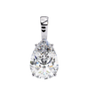 Pear Cut Diamond Solitaire Pendant