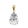 Pear Cut Diamond Solitaire Pendant