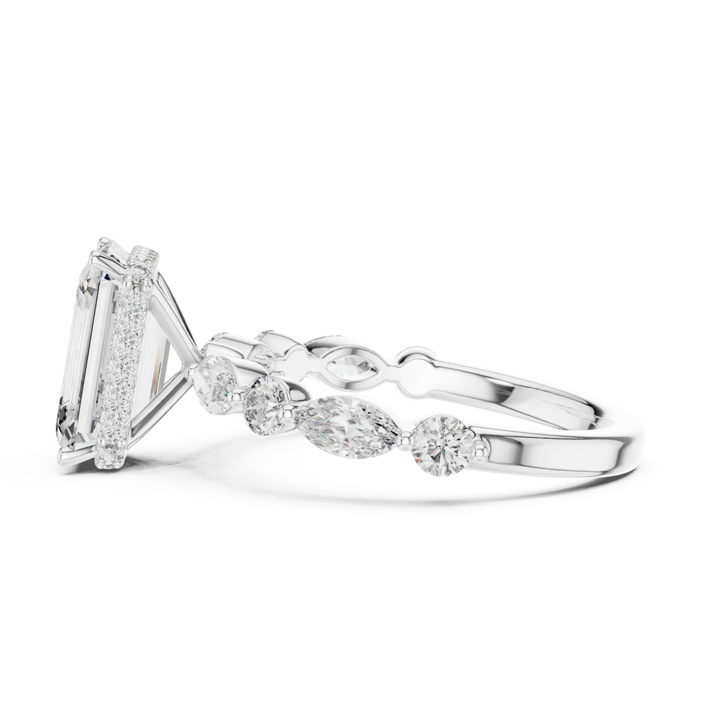 Starlit Path Silver Ring
