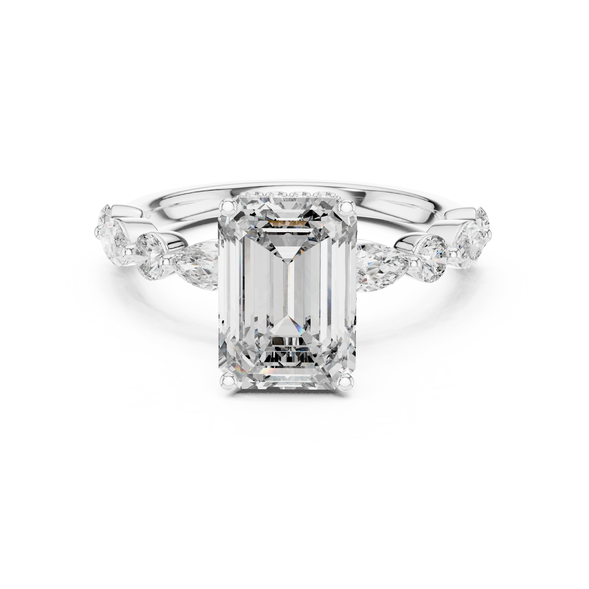Starlit Path Silver Ring
