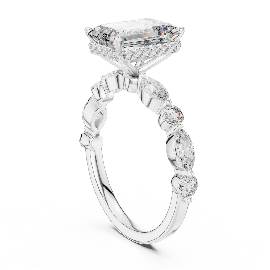Starlit Path Silver Ring