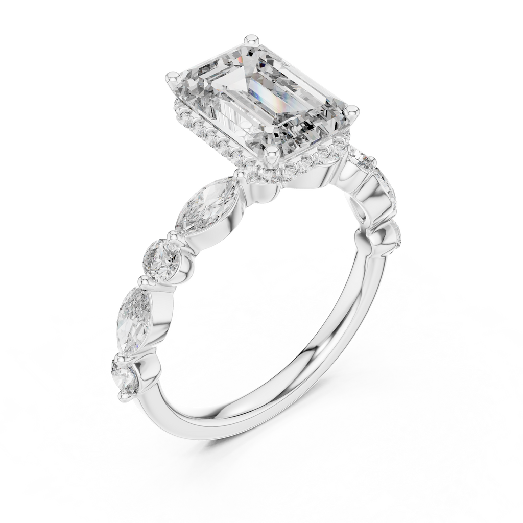 Starlit Path Silver Ring