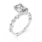 Starlit Path Silver Ring