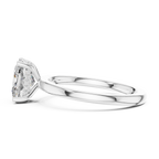 Whisper Halo Silver Ring