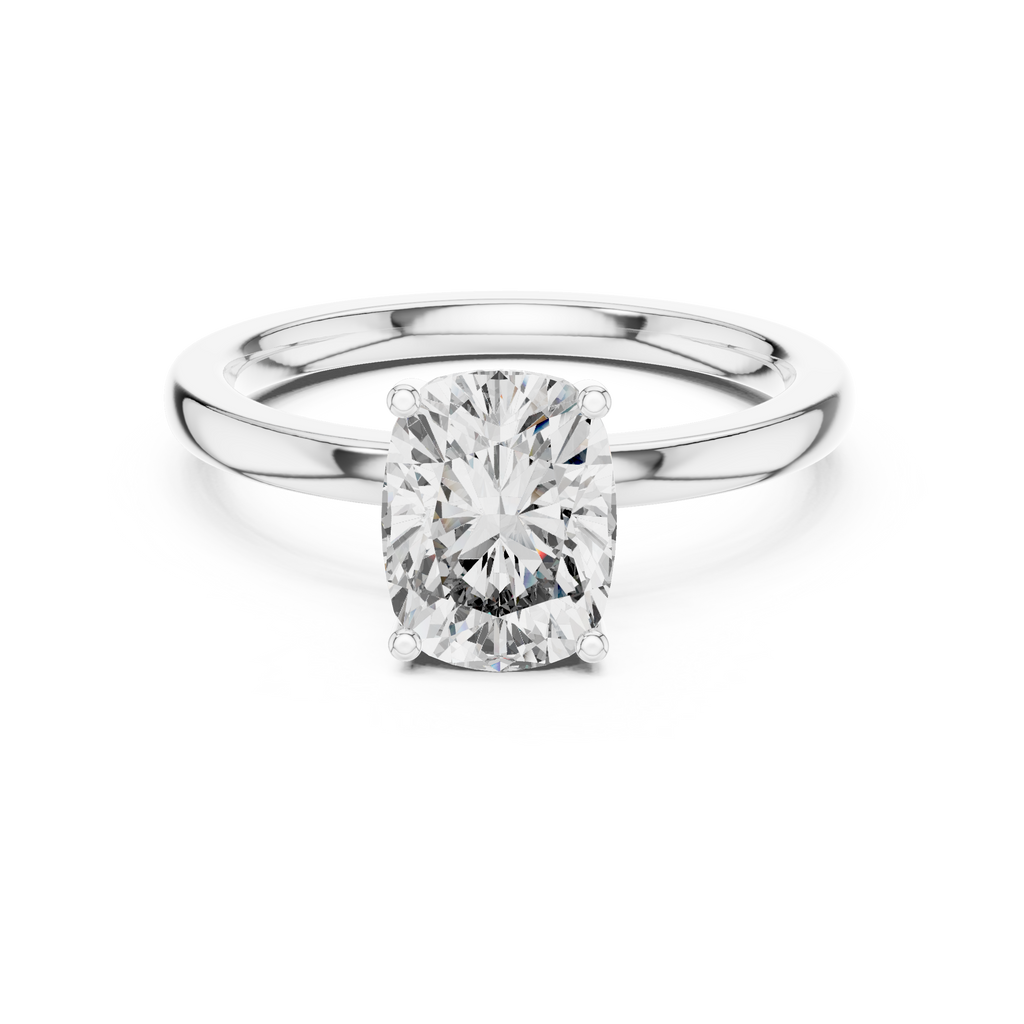 Whisper Halo Silver Ring