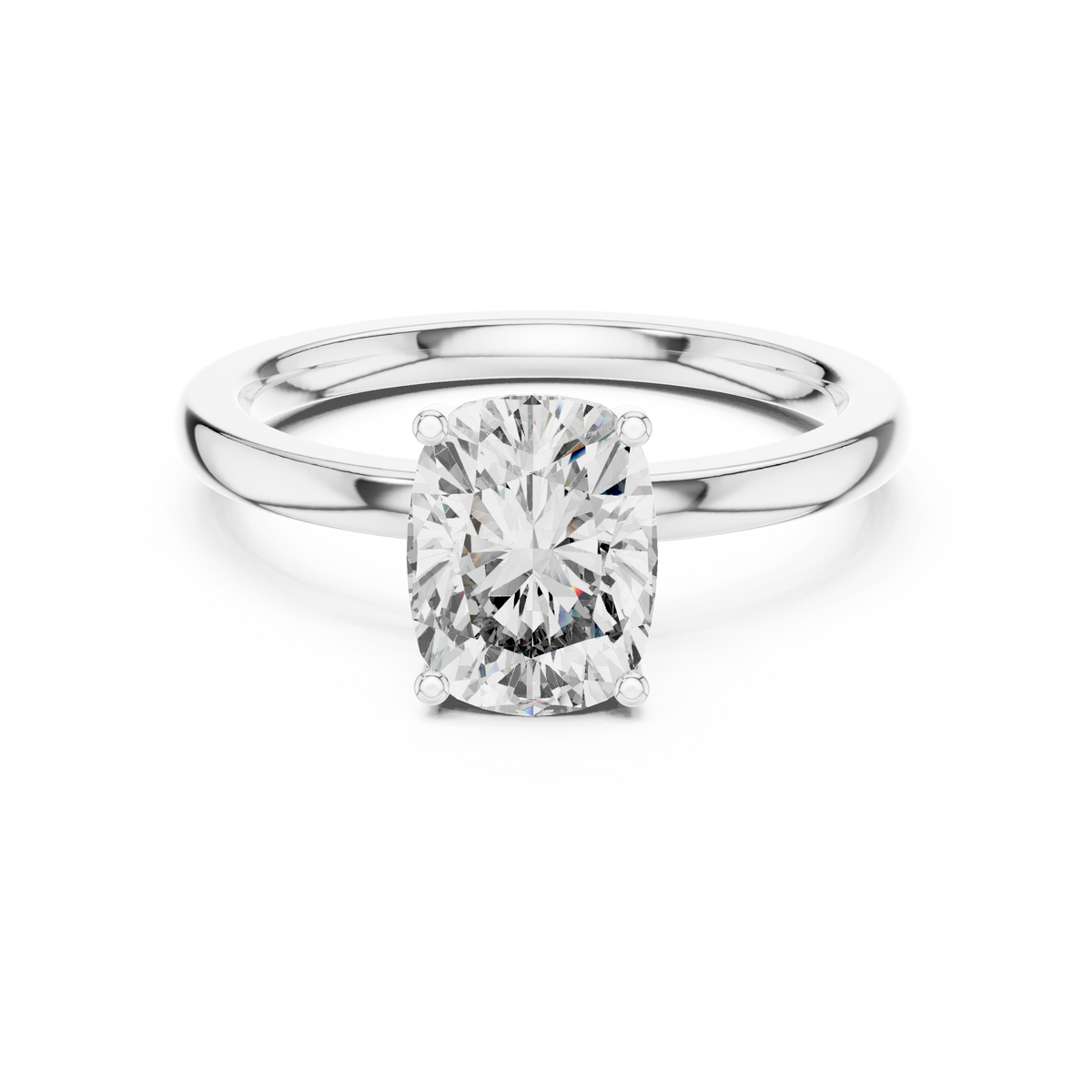 Whisper Halo Silver Ring