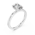 Whisper Halo Silver Ring