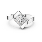 Equinox Sweep Silver Ring