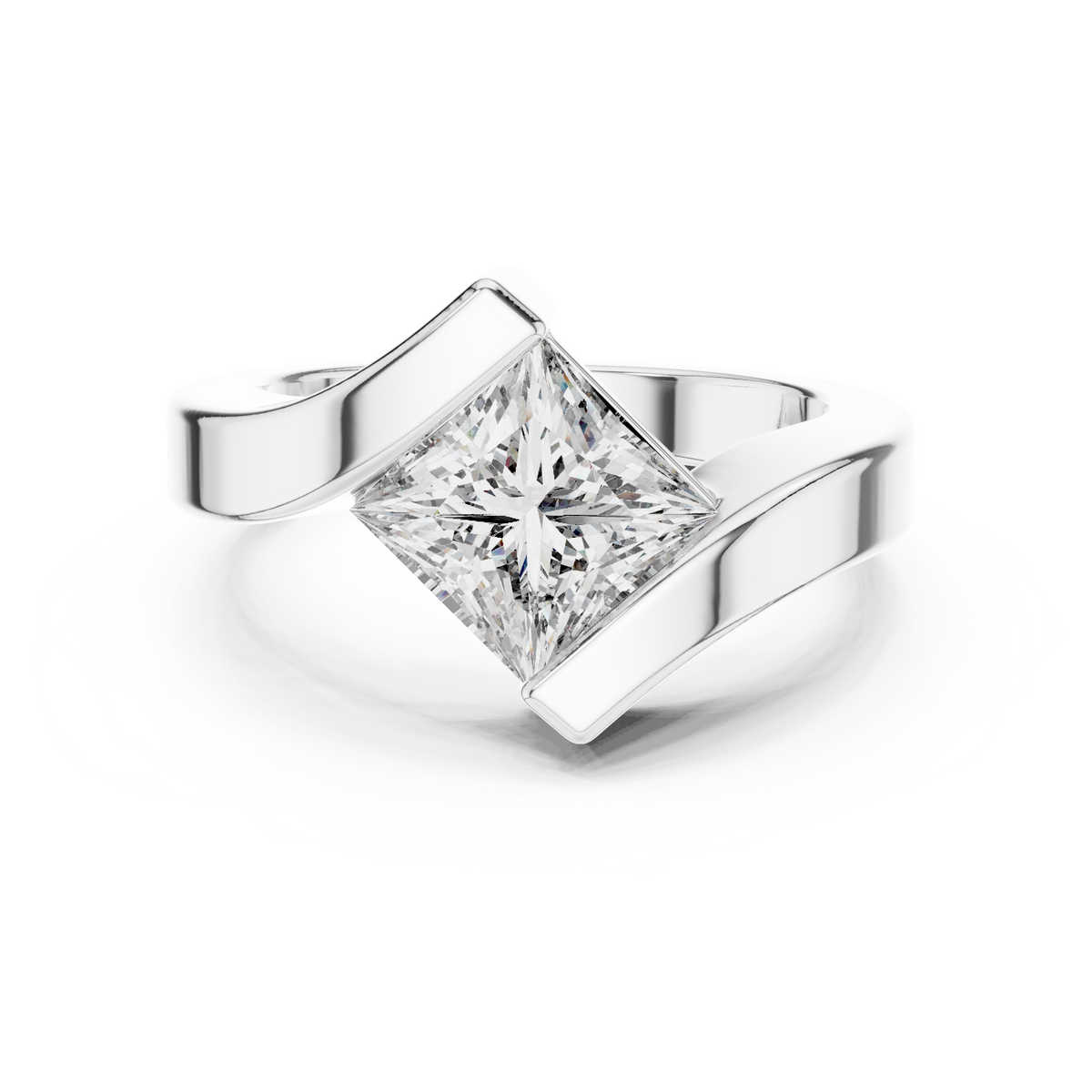 Equinox Sweep Silver Ring