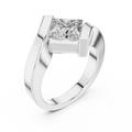 Equinox Sweep Silver Ring
