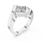 Equinox Sweep Silver Ring