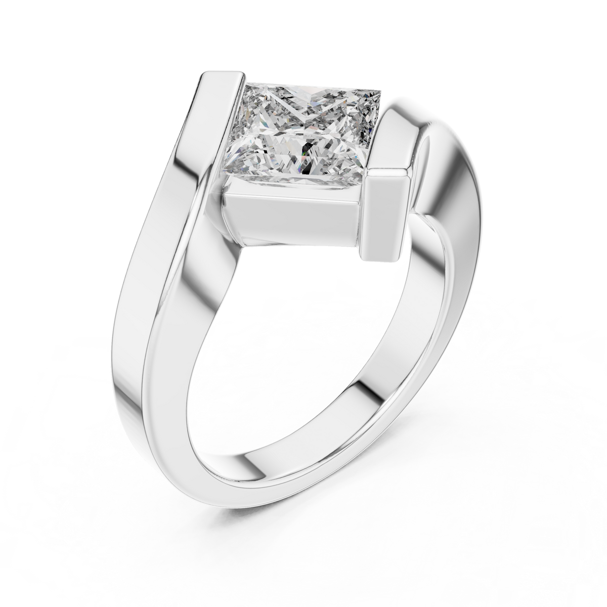 Equinox Sweep Silver Ring