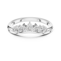 Coronet Arc Silver Ring
