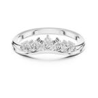 Coronet Arc Silver Ring