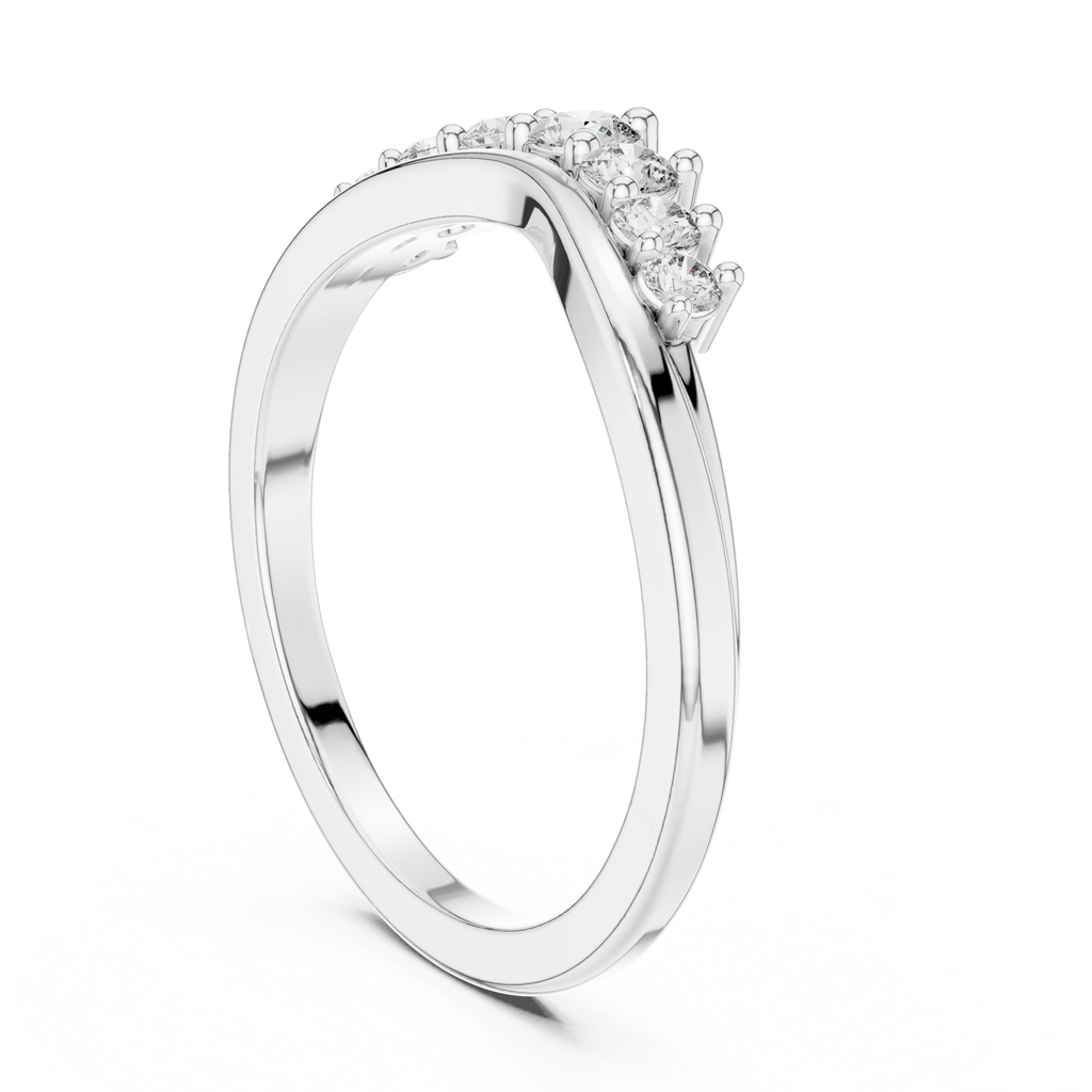 Coronet Arc Silver Ring