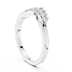 Coronet Arc Silver Ring