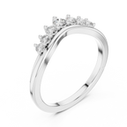 Coronet Arc Silver Ring