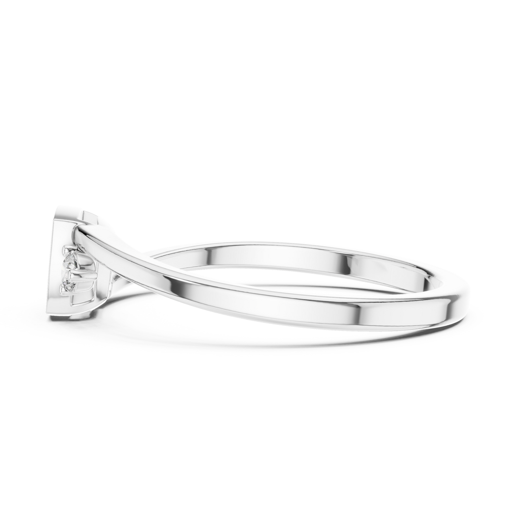 Sweet Square Silver Ring