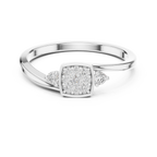 Sweet Square Silver Ring