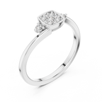 Sweet Square Silver Ring