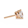 Cushion-Cut Natural Diamond Stud Earrings