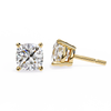 Cushion-Cut Natural Diamond Stud Earrings