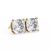 Cushion-Cut Natural Diamond Stud Earrings