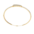 Yellow Gold Apex Arrow Diamond Bracelet