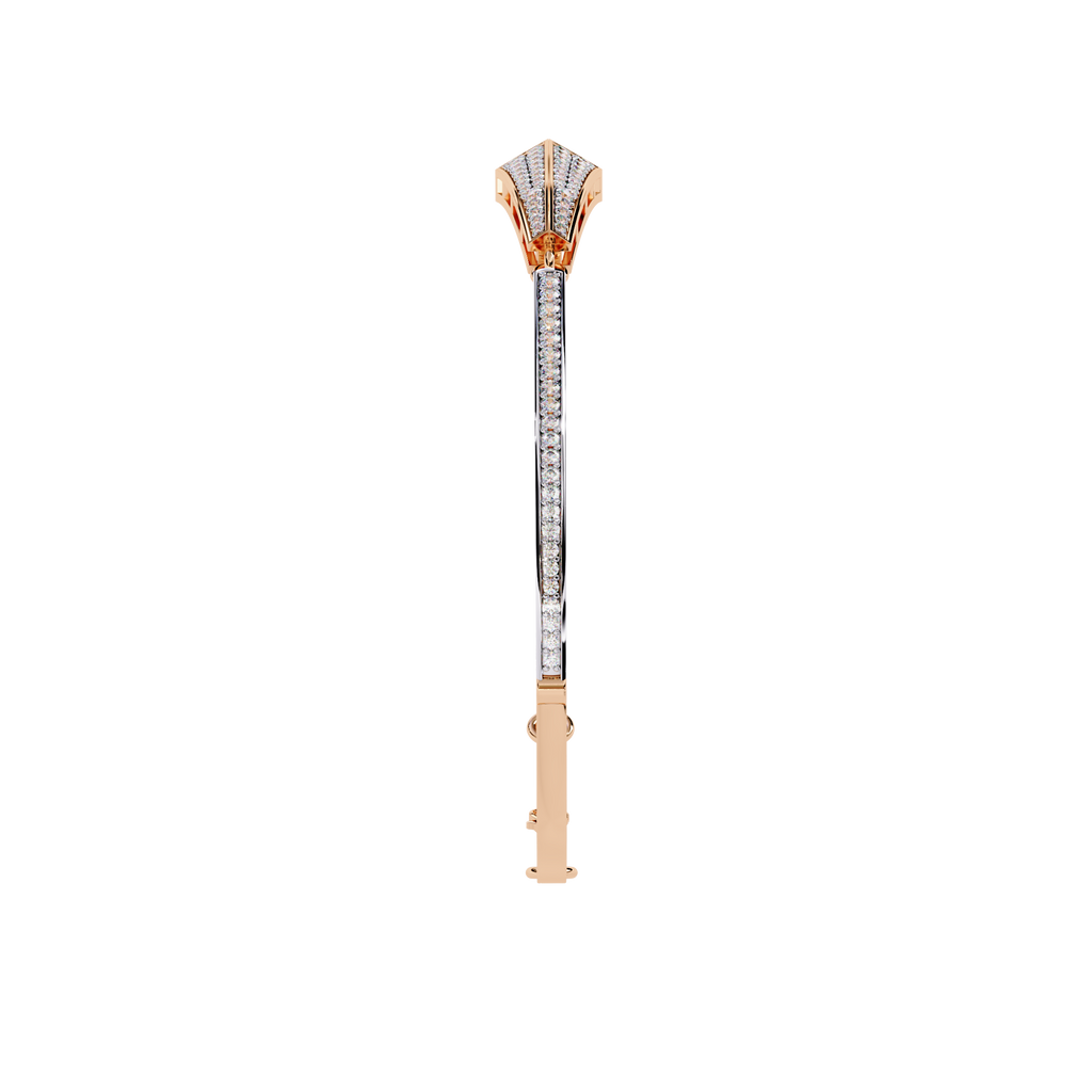 Rose Gold Apex Arrow Diamond Bracelet