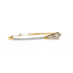 Yellow Gold Apex Arrow Diamond Bracelet