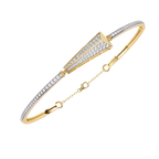 Yellow Gold Apex Arrow Diamond Bracelet