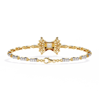 Yellow Gold Stella Princess Star Diamond Bracelet