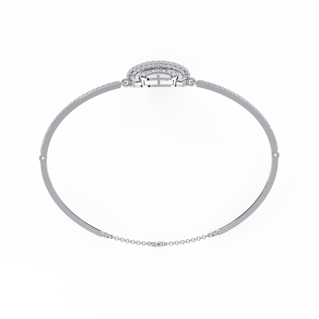 White Gold Diamond Sphere Bracelet