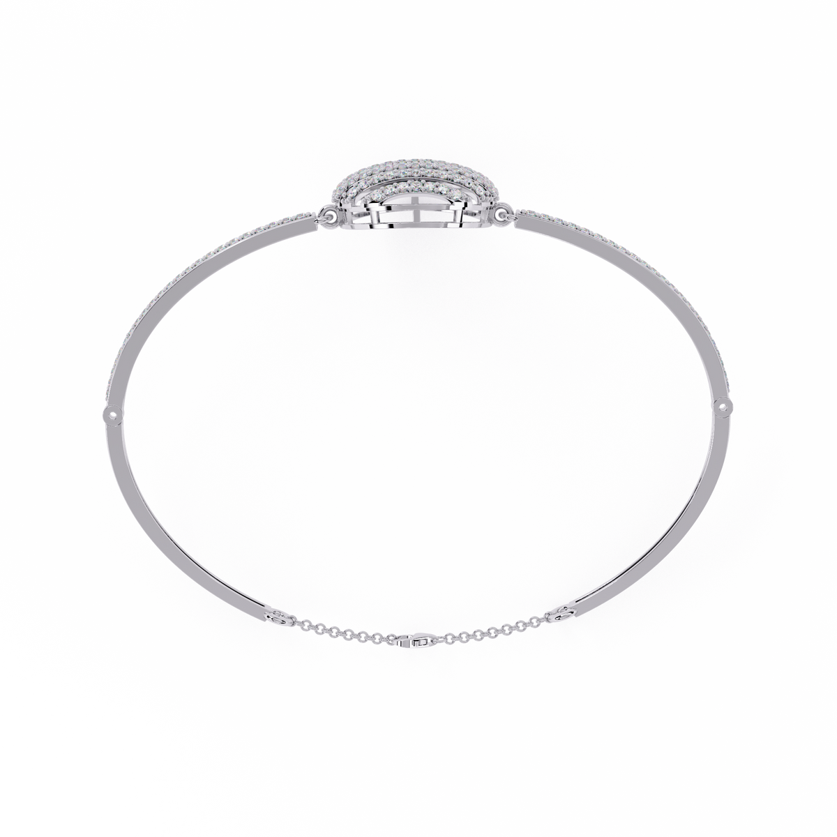 White Gold Diamond Sphere Bracelet