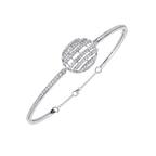 White Gold Diamond Sphere Bracelet