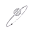 White Gold Diamond Sphere Bracelet