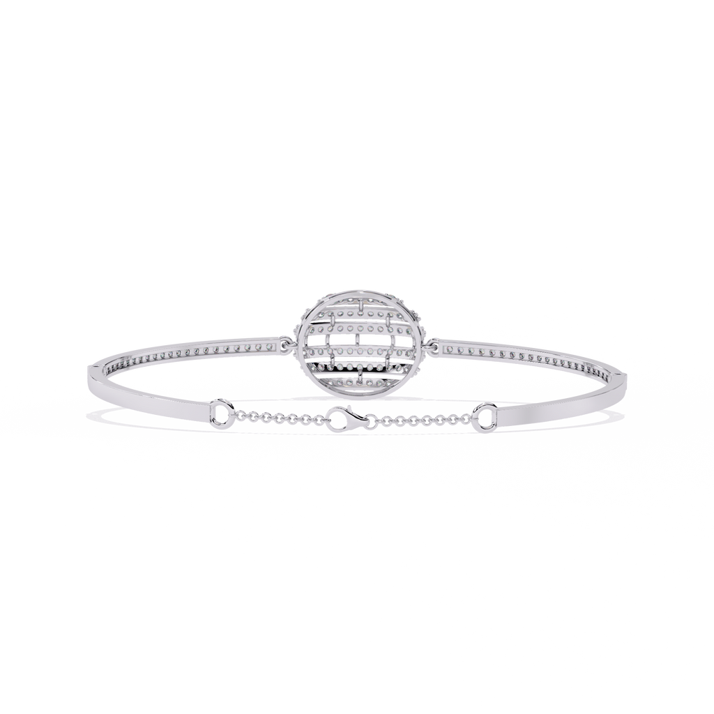 White Gold Diamond Sphere Bracelet