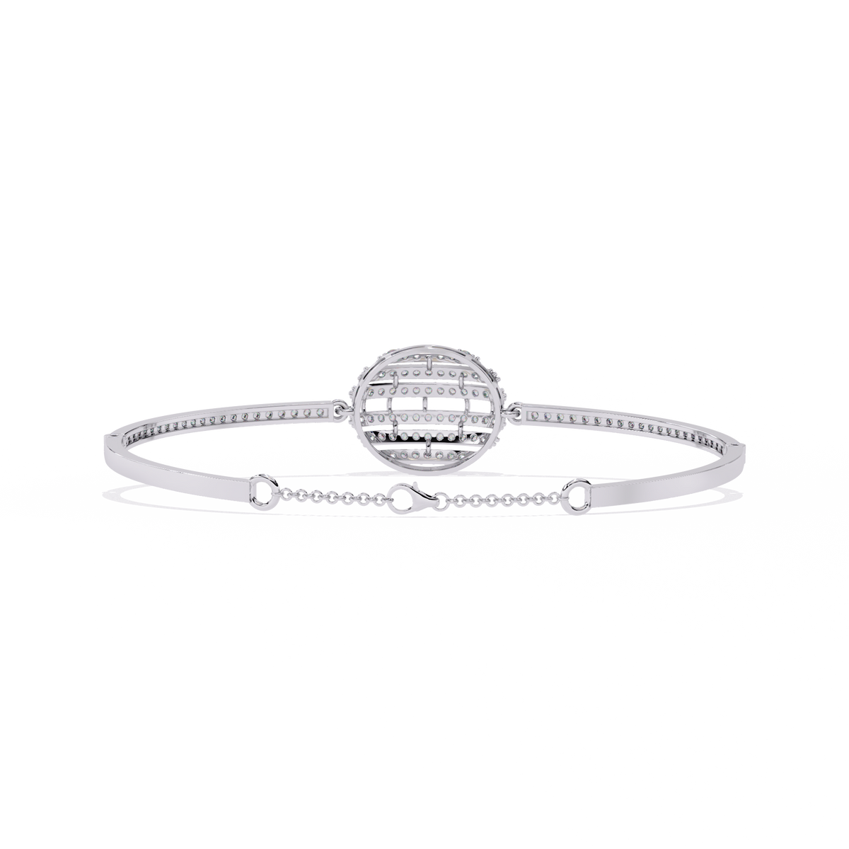 White Gold Diamond Sphere Bracelet