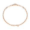 Rose Gold Regalia Cushion Halo Diamond Bracelet
