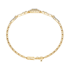 Yellow Gold Regalia Cushion Halo Diamond Bracelet