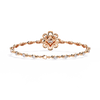 Rose Gold Baroque Princess Diamond Bracelet